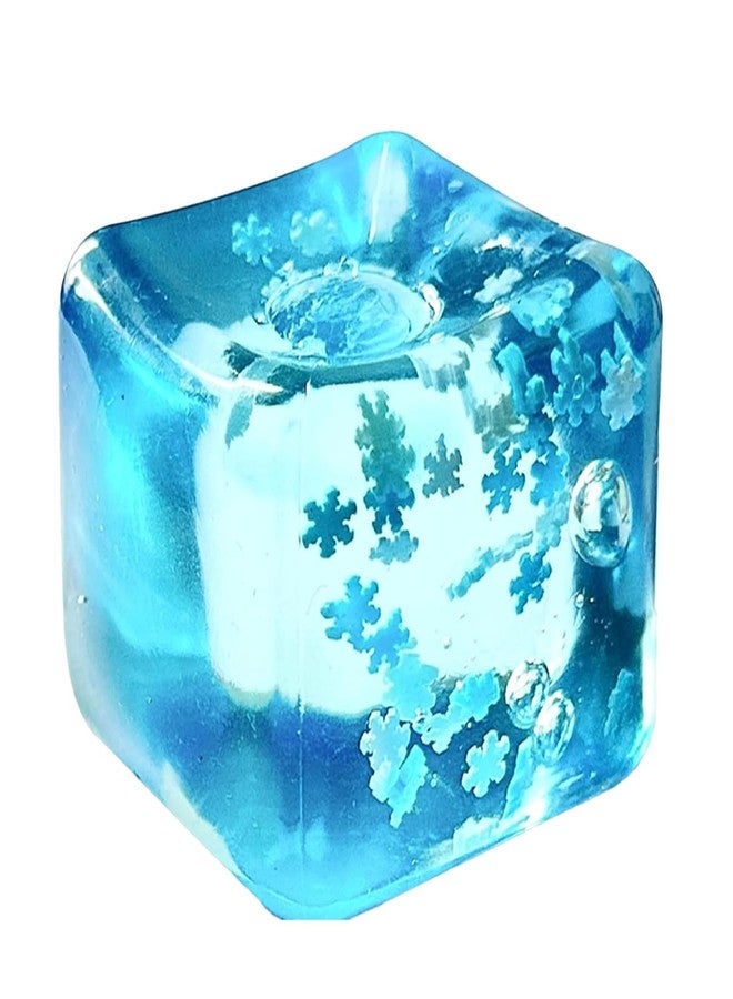 GOMNIK Ice Cube Stress Ball - Realistic Squishy Fidget Toy for Anxiety Relief & Hand Therapy | Stress Reliever for Kids & Adults (Pack of 1) - Image 1